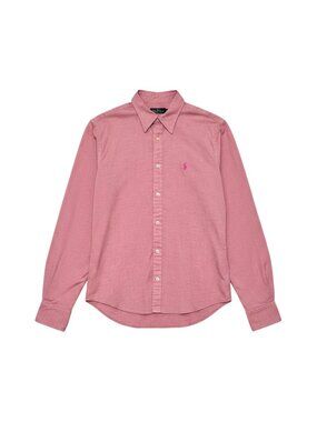 Ralph Lauren Sport Women's Slim Fit Button Down in Pink - Size Medium
